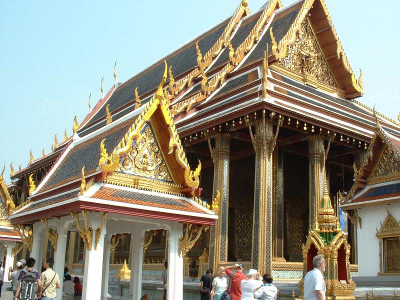 Le temple abritant le Bouddha couché