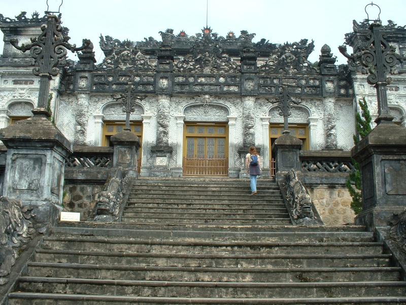 Le bâtiment abritant le tombeau