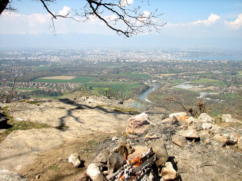 Barbecue avec vue sur Genève