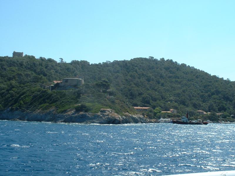 Depuis le bateau qui nous emmène à Port-Cros