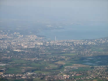 Genève et le lac Léman depuis un autre point de vue