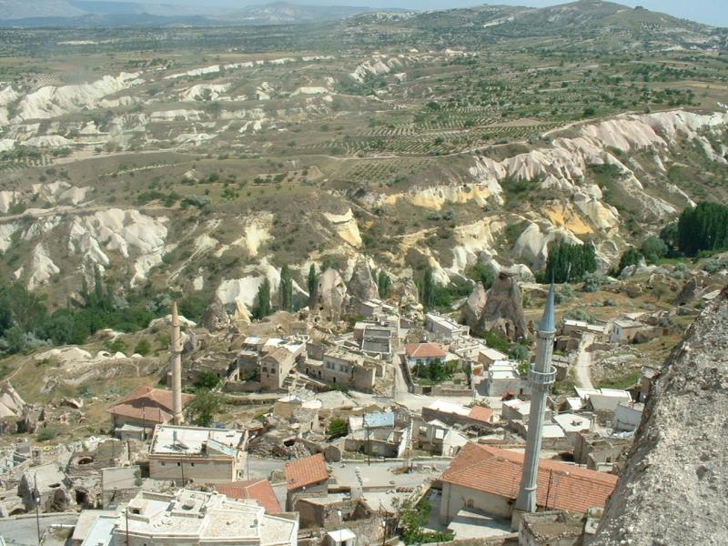 Le début du canyon vu d'en haut