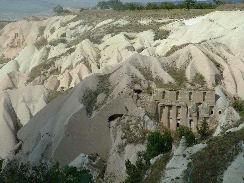 Vue depuis l'entrée du canyon